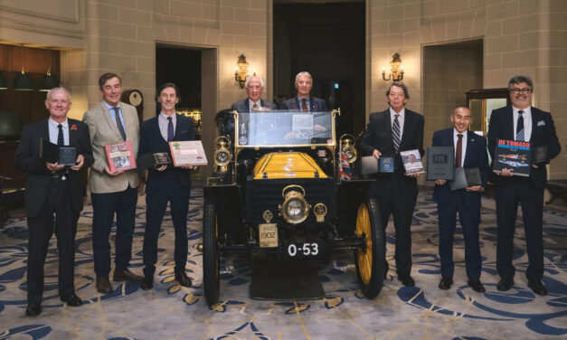 Ludvigsen’s masterpiece on high-performance engines wins coveted Royal Automobile Club Motoring Book of the Year