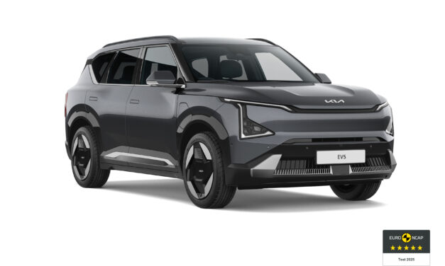 Kia EV5 achieves highest Euro NCAP safety rating