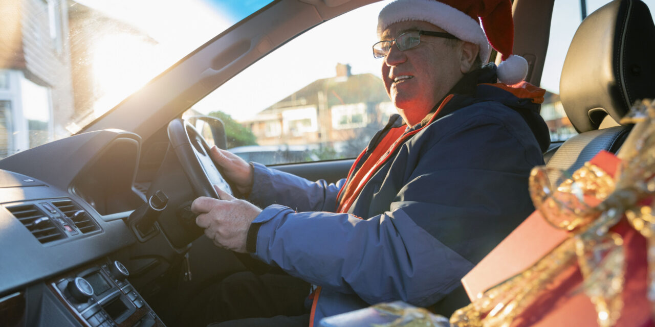 ‘Bah humbug!’ One in five Brits confess they talk to their car to cope with Christmas chaos
