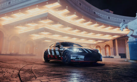 Built to excite: A stunning Las Vegas premiere for a new dimension of performance with Brad Pitt, George Russell and the upcoming Mercedes-AMG GT 4-Door Coupe