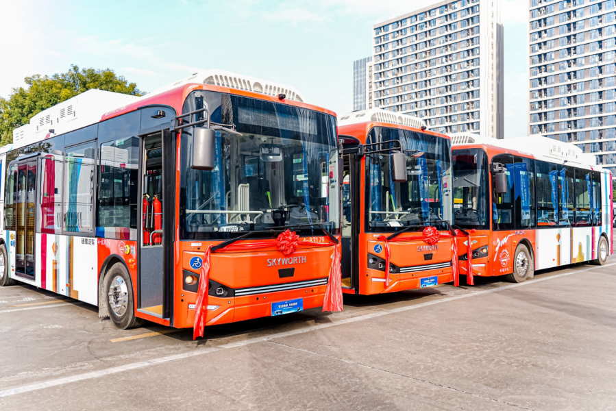 Skywell New Energy Vehicles Delivers 249 Hydrogen Fuel Cell Buses in Guangzhou