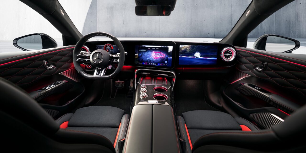 The control centre of performance: The interior of the new Mercedes-AMG GT 4-Door Coupé