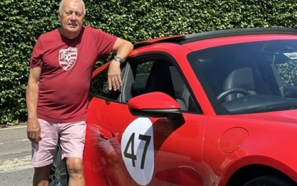 England football fan follows the Three Lions after surgery for condition estimated to affect millions of Britons